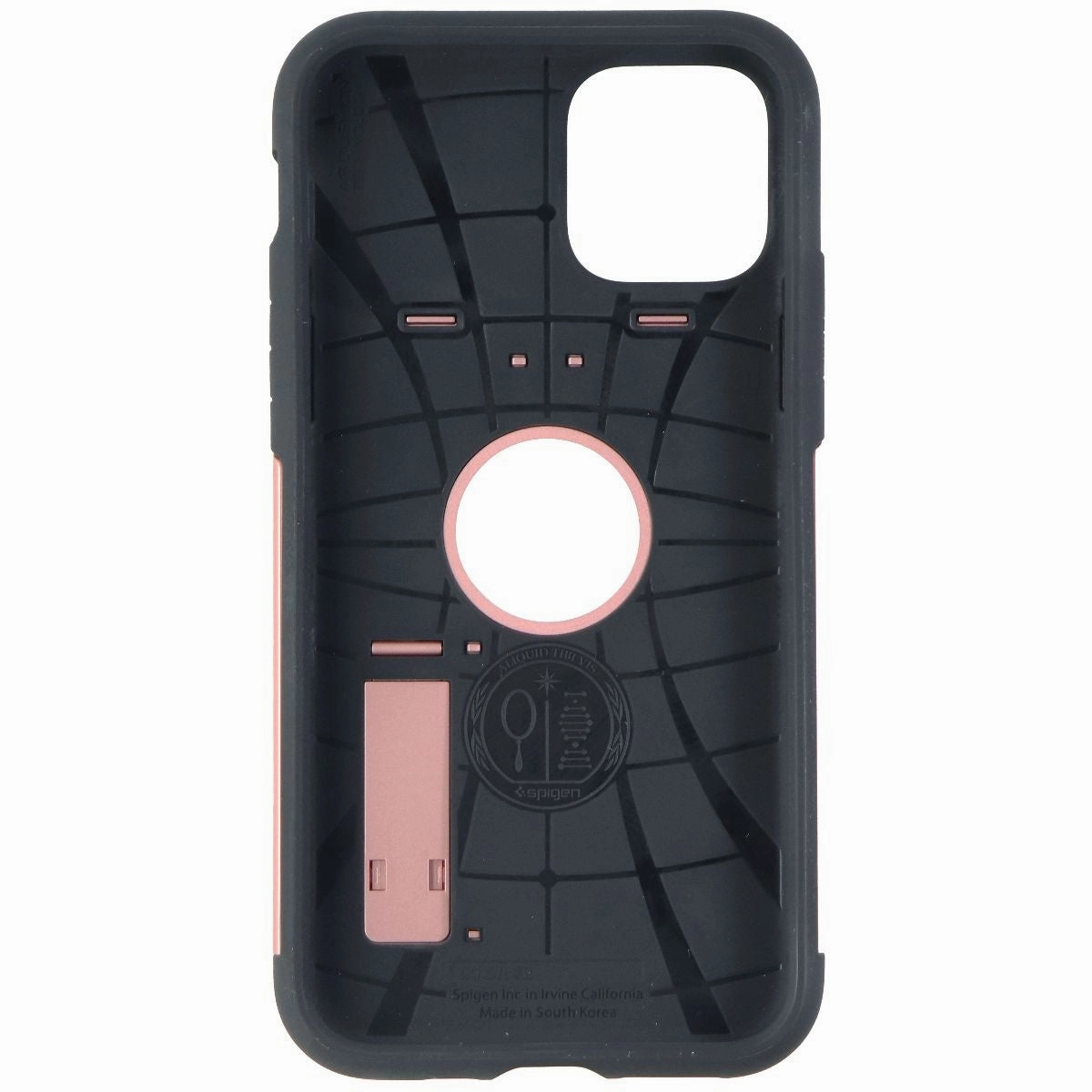 custom design Spigen Slim Armor Series Case for Apple iPhone 11 Pro - Rose Gold/Black