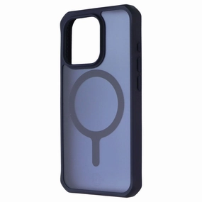 ITSKINS Hybrid_R // Frost Series Case for MagSafe for Apple iPhone 15 Pro - Blue Strong protection Anti Shock Layer