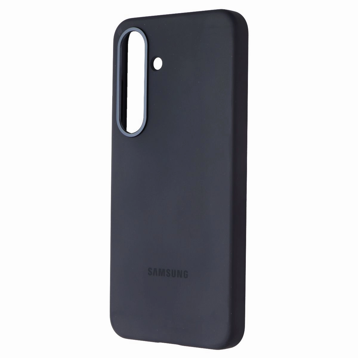 Minimal Detail Texture Luxury Layer Texture Samsung Official Silicone Case for Galaxy S25 - Black
