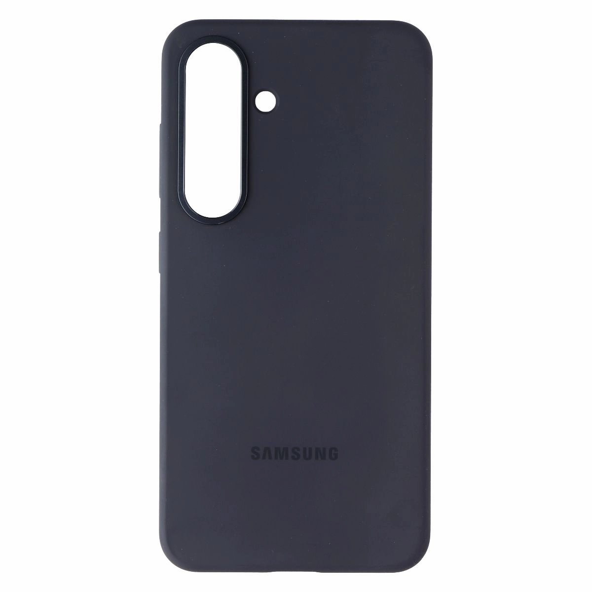 Classic Texture Samsung Official Silicone Case for Galaxy S25 - Black