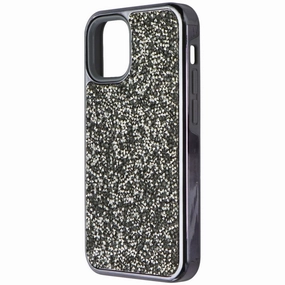 Airium Premium Case for Apple iPhone 12 Mini - Gun Metal Crystals Soft Finish Texture