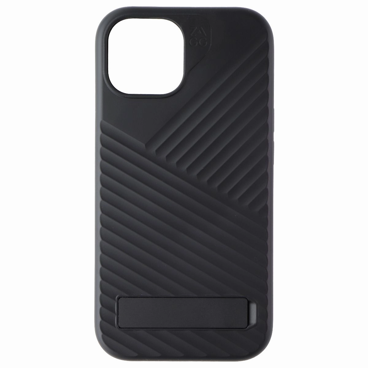 ZAGG Denali Snap w/ Kickstand Case for Apple iPhone 15 - Black Durable Finish Comfort Fit