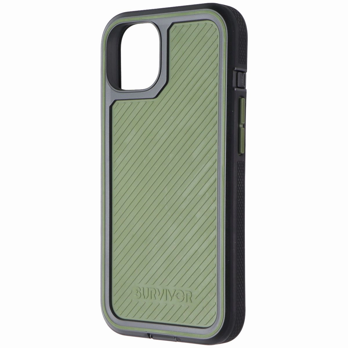 Survivor All-Terrain Earth Series Case for iPhone 13 - Black/Wild Fern Green Smart Accessory