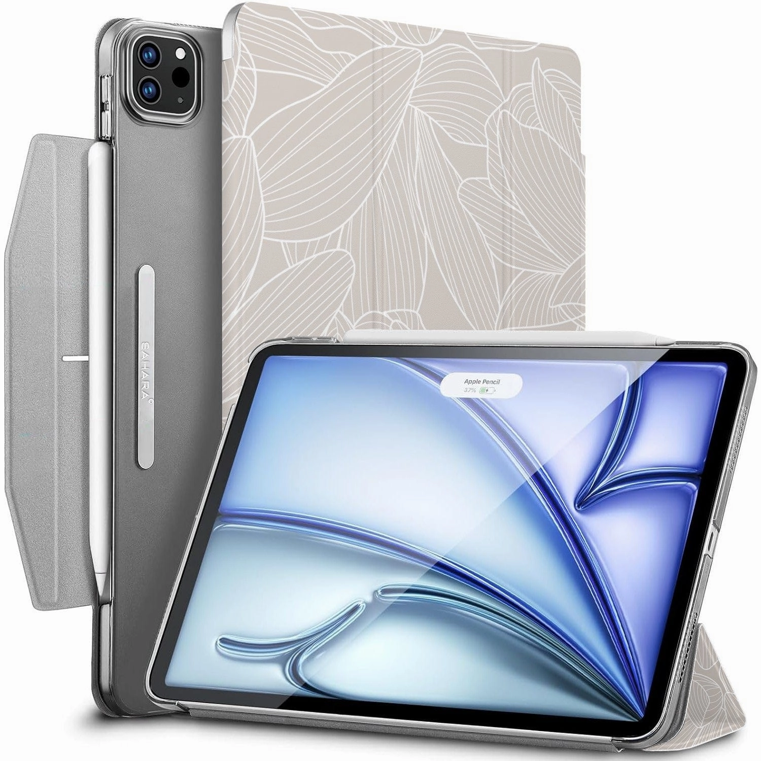 Inspire Series Folio Marble Case - Apple iPad Pro 13" M4/M5 Tablet Sleeve Flex Elite Modern Design