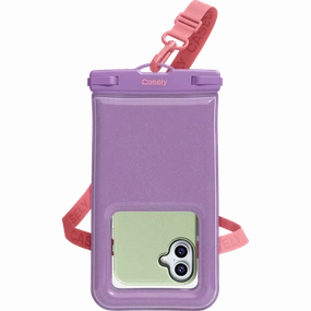 Tablet Armor Shield business trip folio Tablet Armor Travel Guard AquaBuddy | Lavender Waves Purple Shimmer Waterproof Phone Pouch