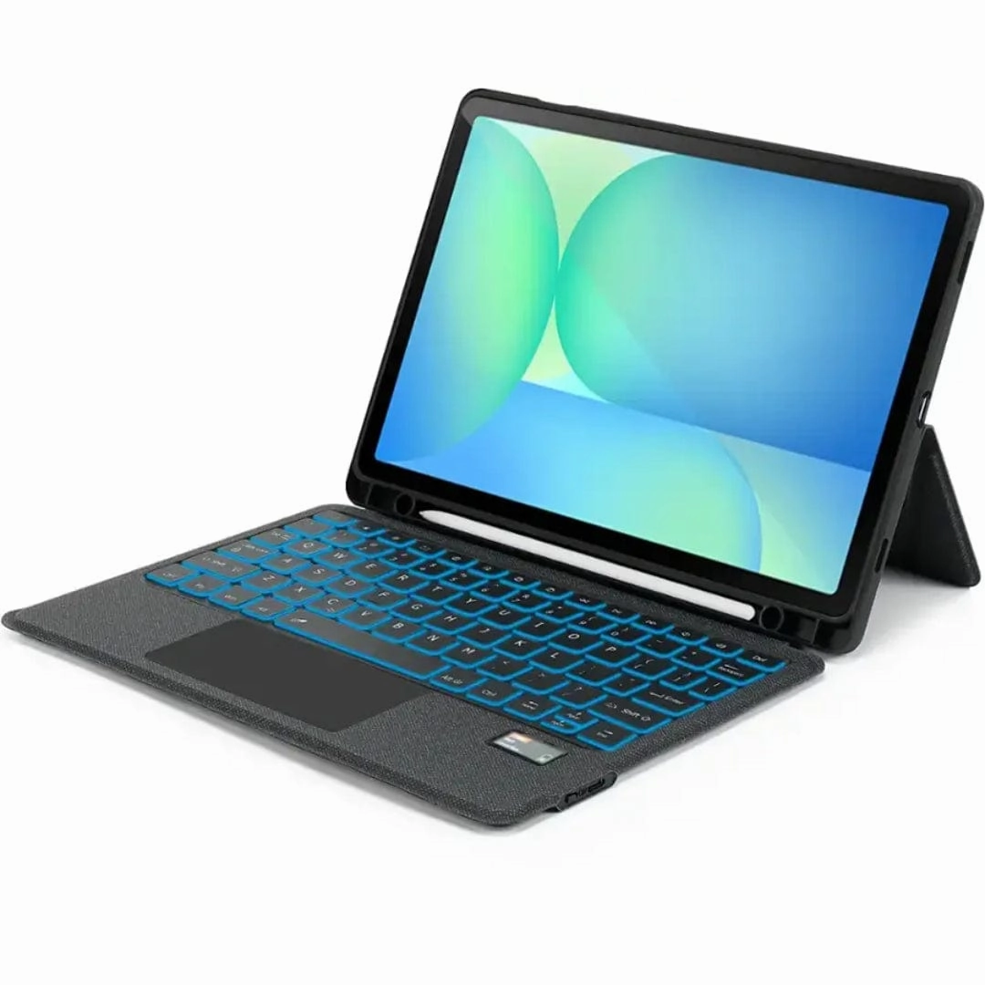 sleek matte case Tablet Sleeve Pro Elite Samsung Galaxy Tab S10 FE Keyboard Case with Track Pad | Navigation Series