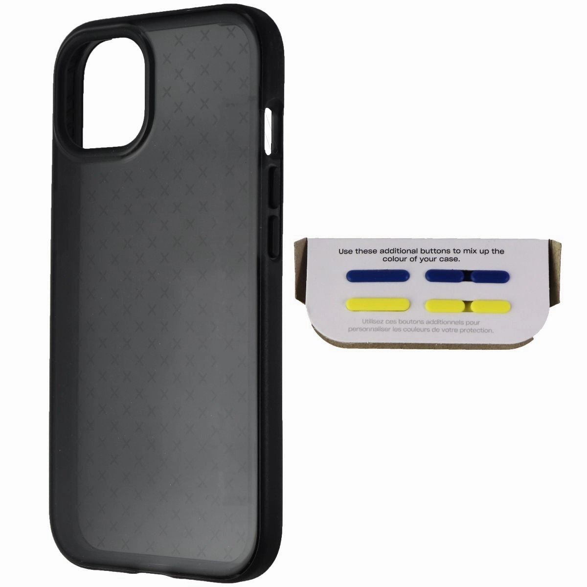 Tech21 Evo Check Series Flexible Gel Case for iPhone 13 - Black Comfort Fit Edge Elegant Finish Design