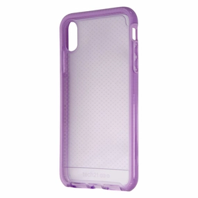 Tech21 Evo Check Series Gel Case for Apple iPhone Xs Max - Orchid Purple Flexible Pattern Layer