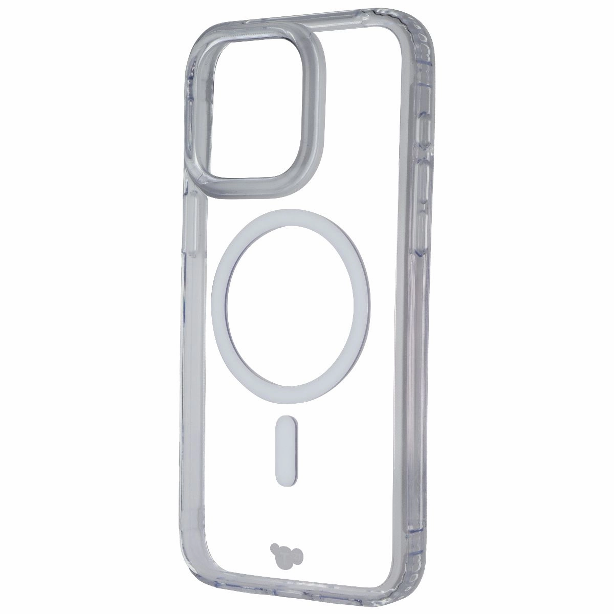 Tech21 Evo Clear Protective Case for Magsafe for Apple iPhone 15 Pro Max - Clear Soft Finish Bold colors