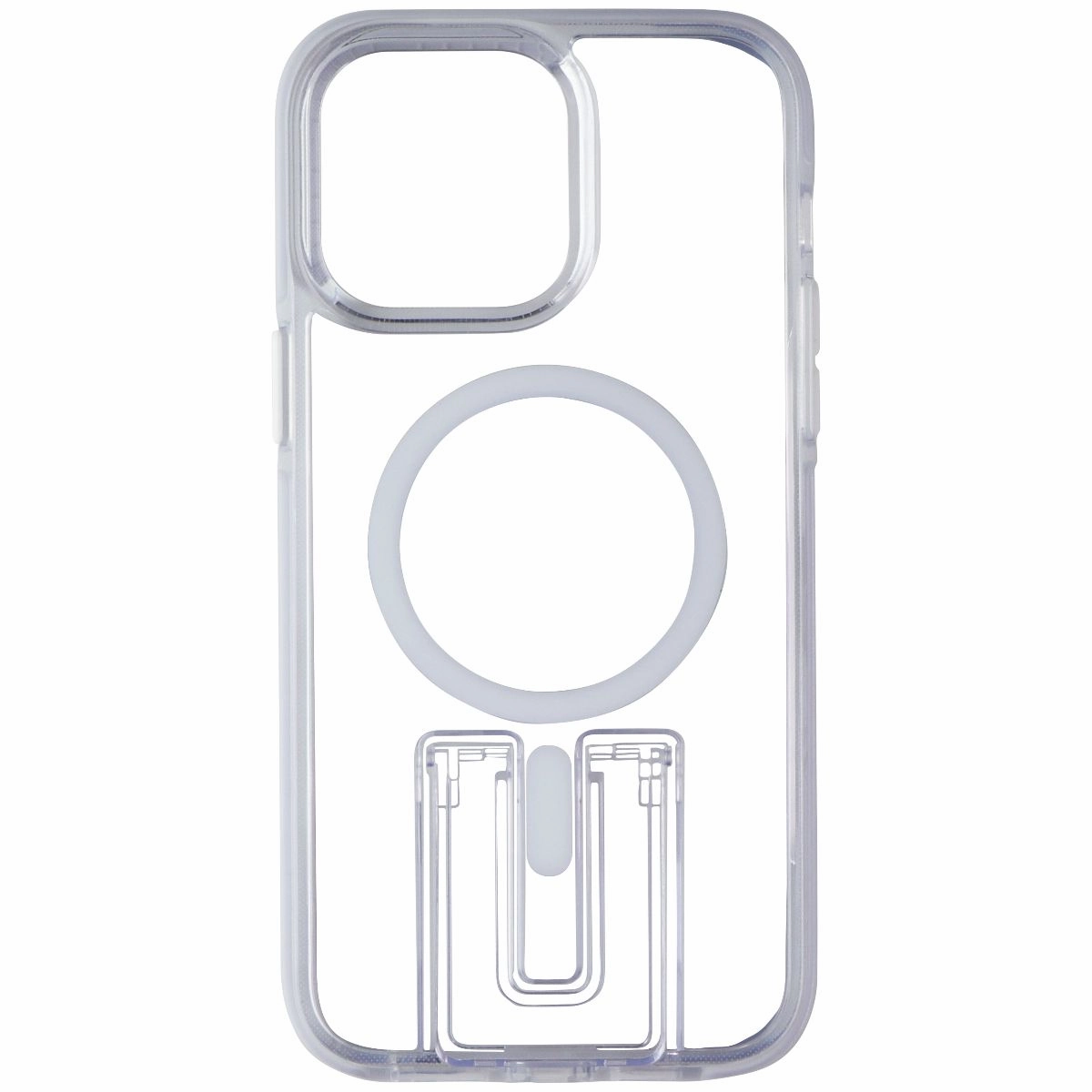 Tech21 Evo Crystal Kick Series Case for MagSafe for iPhone 14 Pro Max - White Portable Grip