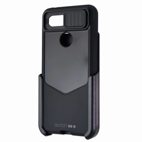 Comfort Grip Tech21 Evo Max Series Protective Hardshell Case for Google Pixel 3 - Black