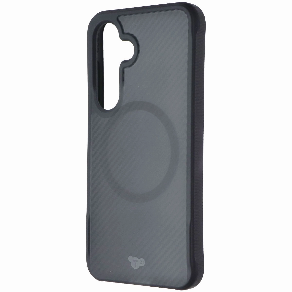Travel Friendly Tech21 EvoArmor Series Case with Mag Ring for Samsung Galaxy S25 - Black