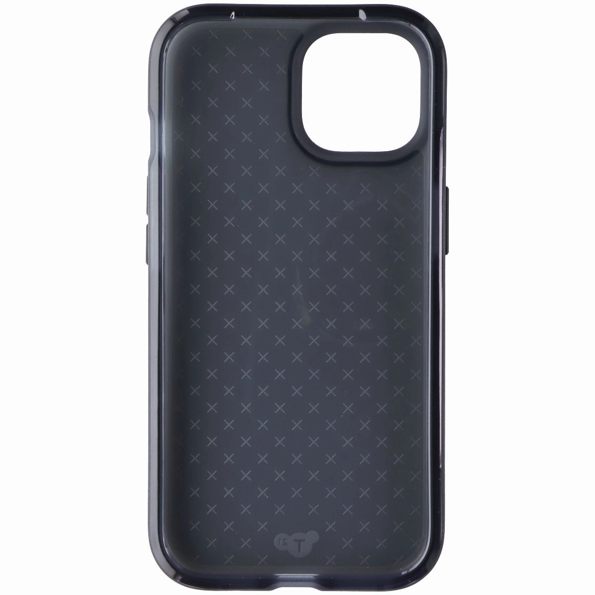Hybrid Edge Finish Elegant Build Tech21 EvoCheck Series Case for Apple iPhone 15 - Smokey Black