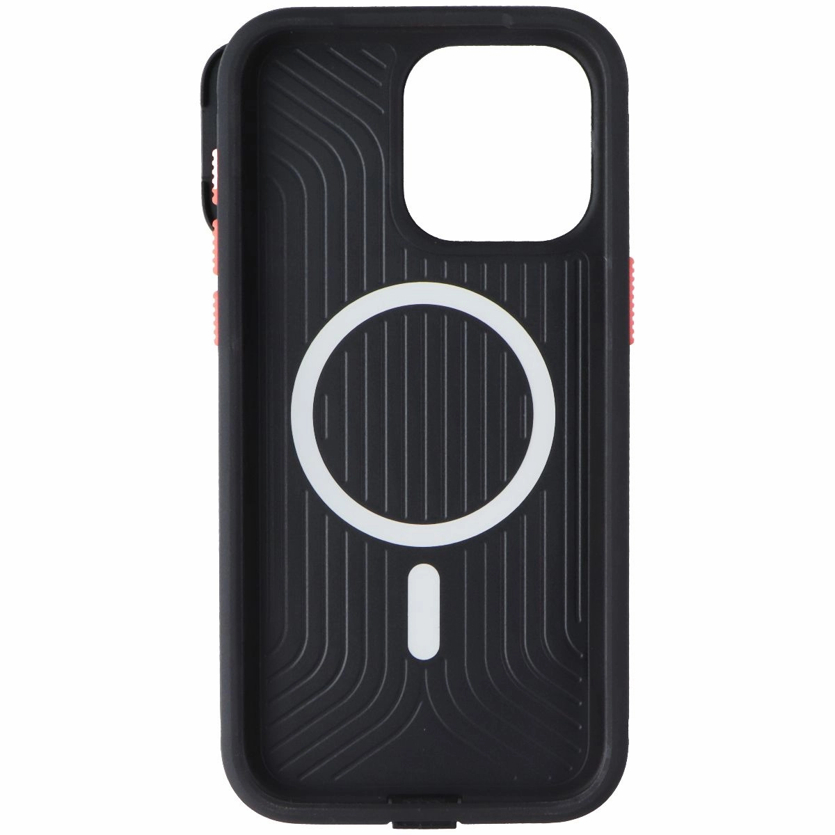 Tech21 EvoMax Case with MagSafe for Apple iPhone 15 Pro Max - Black Minimal Edge Design Luxury Detail Texture