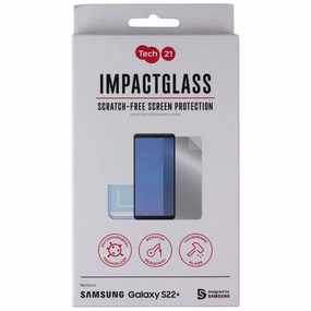 Tech21 ImpactGlass Series Screen Protector for Samsung Galaxy (S22 ) - Clear Screen Armor Ultra Plus