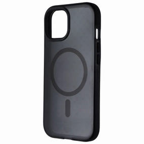 Durable Edge Finish Tech 21 EvoCheck Series Case for MagSafe for Apple iPhone 15 - Smokey/Black
