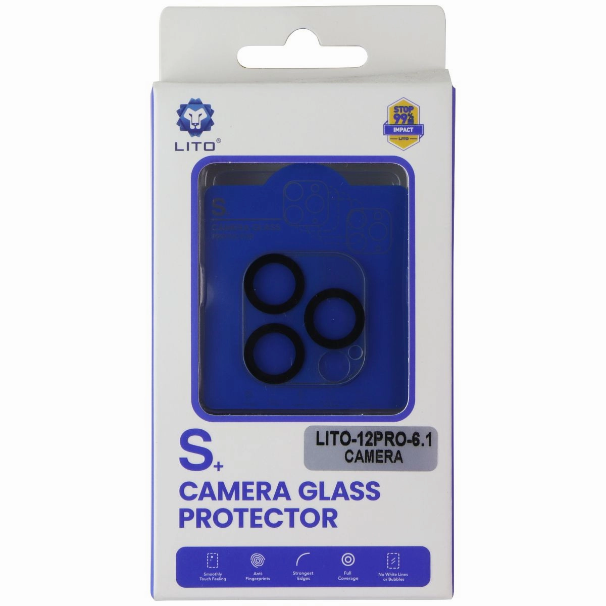 LITO S  Camera Glass Protector for Apple iPhone 12 Pro (6.1) Crystal Guard Pro HD Screen Protection