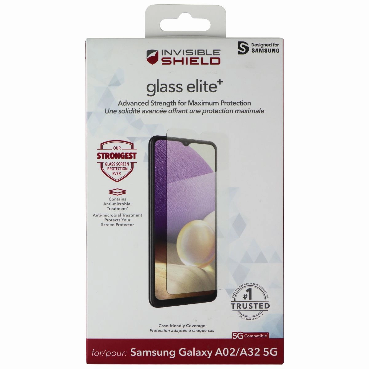 Ultra Smooth Touch ZAGG (Glass Elite ) Screen Protector for Samsung Galaxy A02 and A32 5G