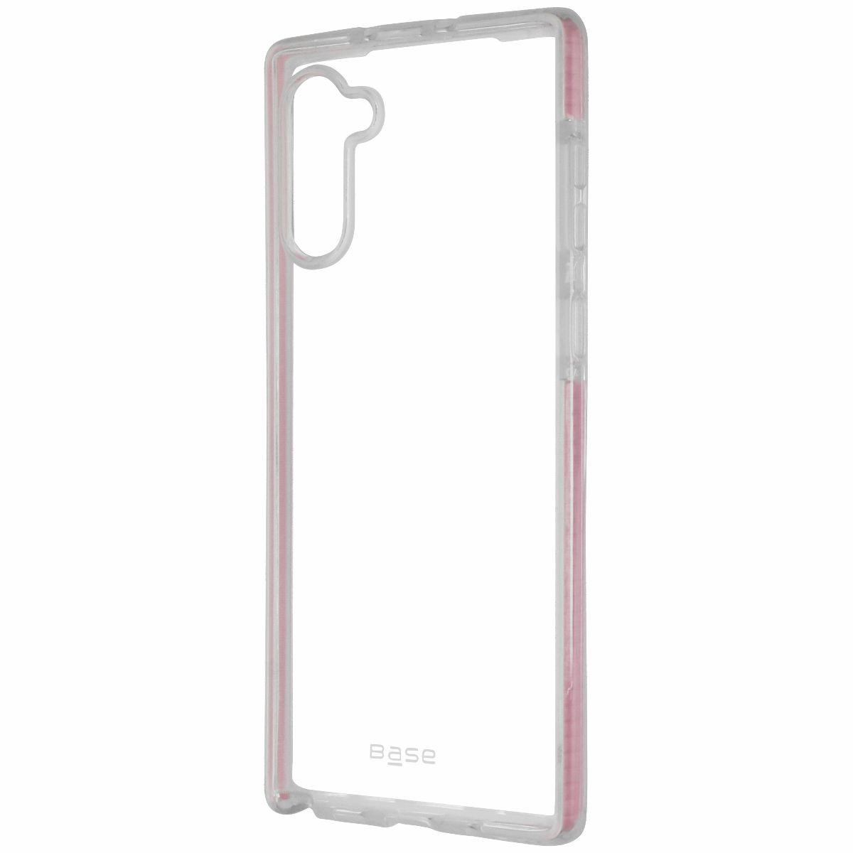 Soft Layer Hybrid Build Base Border Line Series Gel Case for Samsung Galaxy Note10 - Clear/Pink