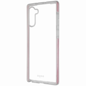 Soft Layer Hybrid Build Base Border Line Series Gel Case for Samsung Galaxy Note10 - Clear/Pink