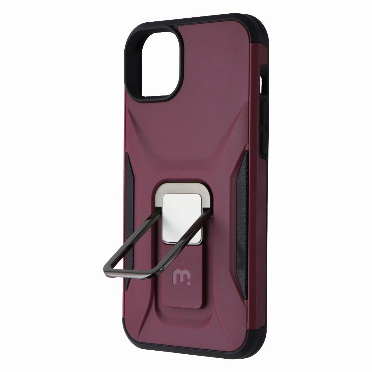 Modern feature Port Protection MyBat Pro Stealth Series Kickstand Case for Apple iPhone 14 Plus - Plum