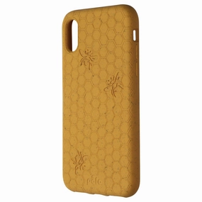 Pela Eco-Friendly Bee Edition Case for Apple iPhone Xs - Yellow / Bees Comfort Edge Texture Flexible Detail Design