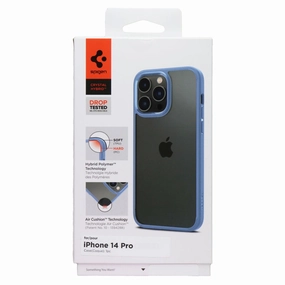 Comfort Edge Spigen Crystal Hybrid Series Case for Apple iPhone 14 Pro - Sierra Blue