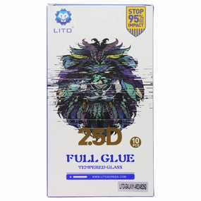 LITO 2.5D Full Glue Tempered Glass for Samsung Galaxy A52/A52 5G (10 Pack) Portable Use