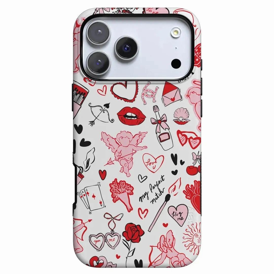 Cupid's Touch | Collage Case Minimal Cover Vivid Pattern