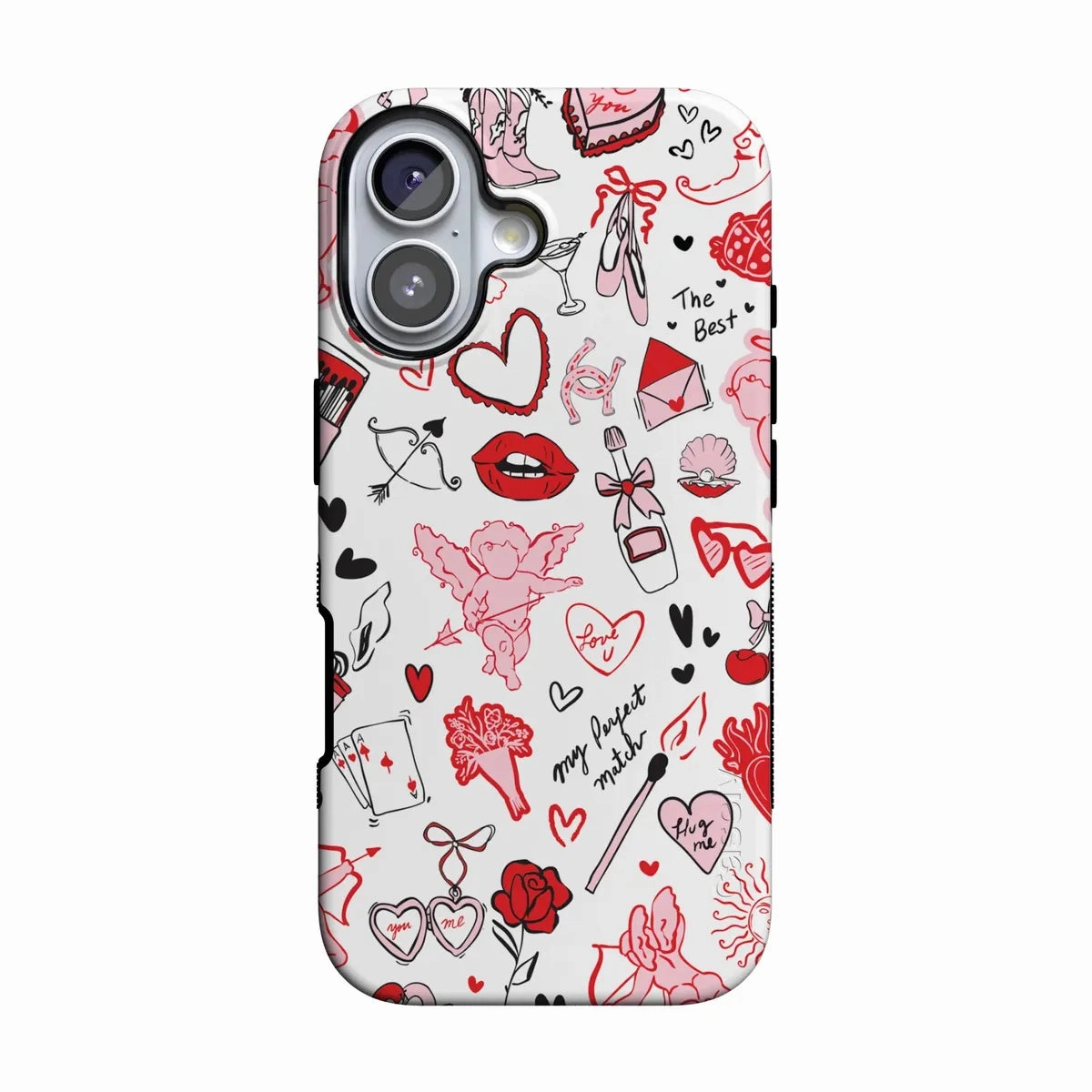 Cupid's Touch | Collage Case Polished Surface Lightweight Build Quality