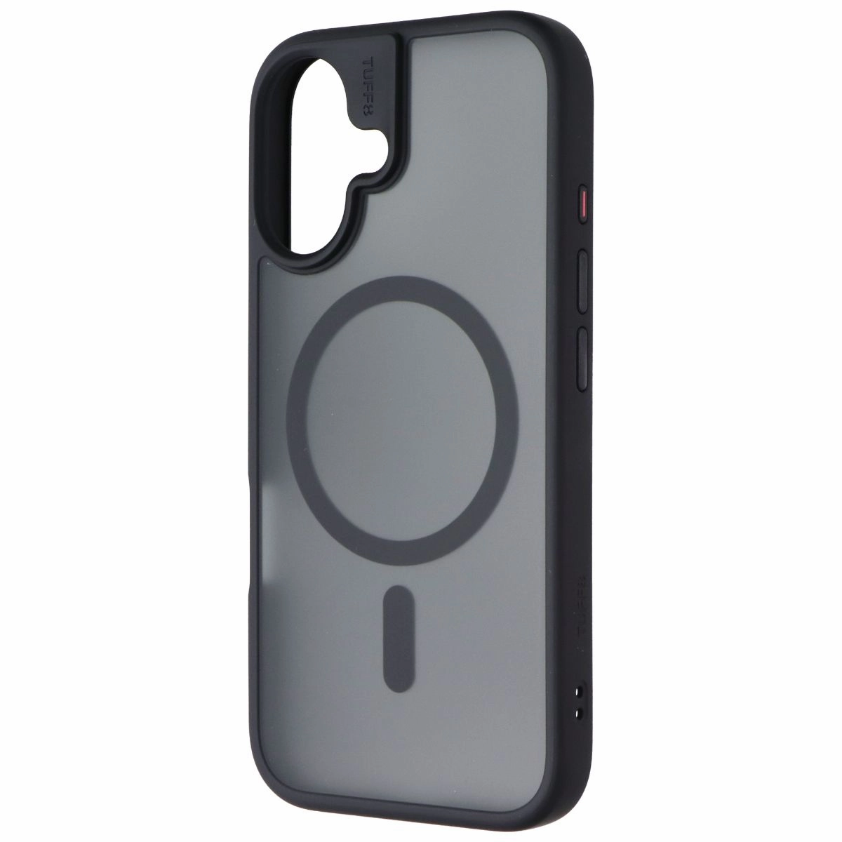 Travel Essential TUFF8 MAG GlideGuard Series Case for MagSafe for Apple iPhone 16 - Smoke Black