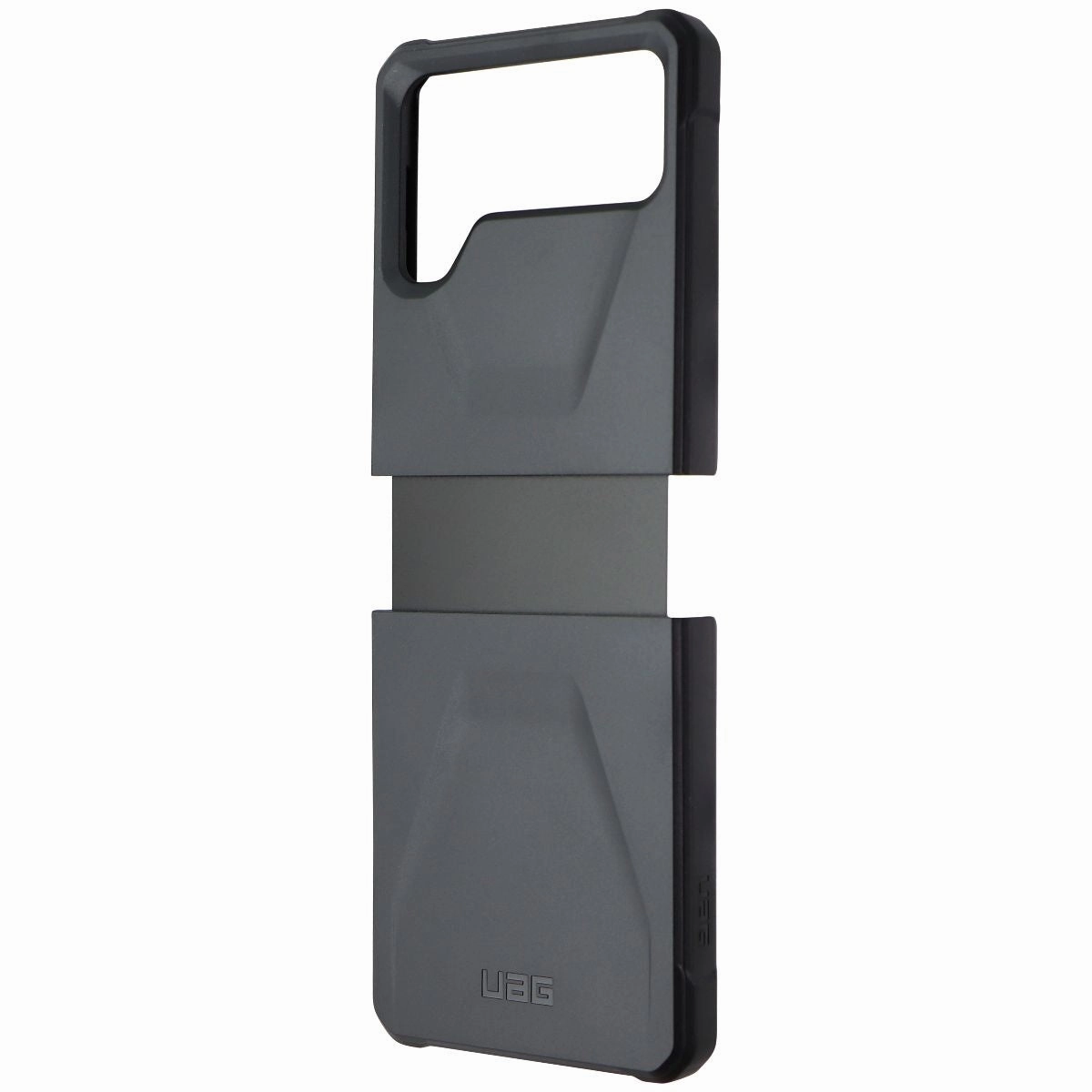 Lightweight Frame Clear Design UAG Civilian Series Hard Case for Samsung Galaxy Z Flip4 5G - Black