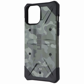 UAG Pathfinder SE Series Case for Apple iPhone 12 Pro Max - Green Camo Elegant Texture Layer Luxury Build