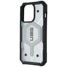 Smooth Pattern Finish Stylish grip UAG Pathfinder Series Case for MagSafe for Apple iPhone 15 Pro - Ice / Silver