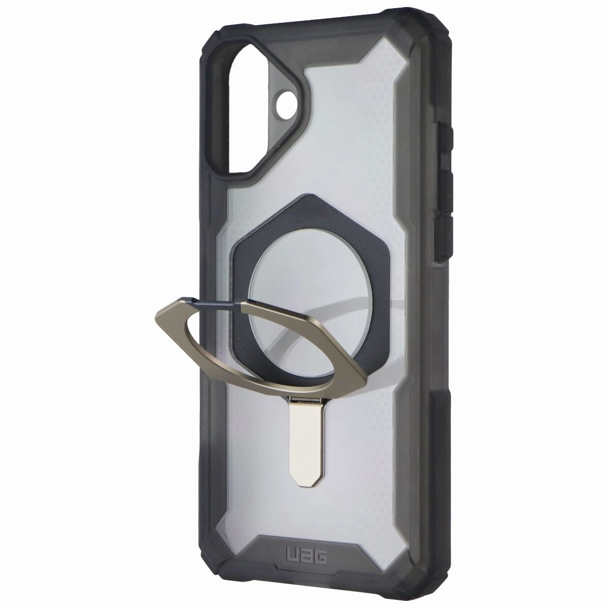 UAG Plasma XTE Kickstand Case for MagSafe for iPhone 16 Plus - Ash/Titanium Premium Surface Protective Build Texture