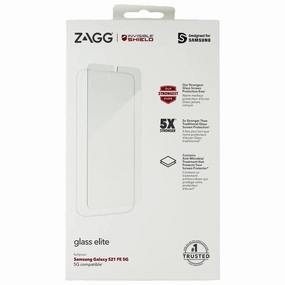 ZAGG InvisibleShield Glass Elite Screen Protector for Samsung Galaxy S21 FE 5G Ultra Thin Max