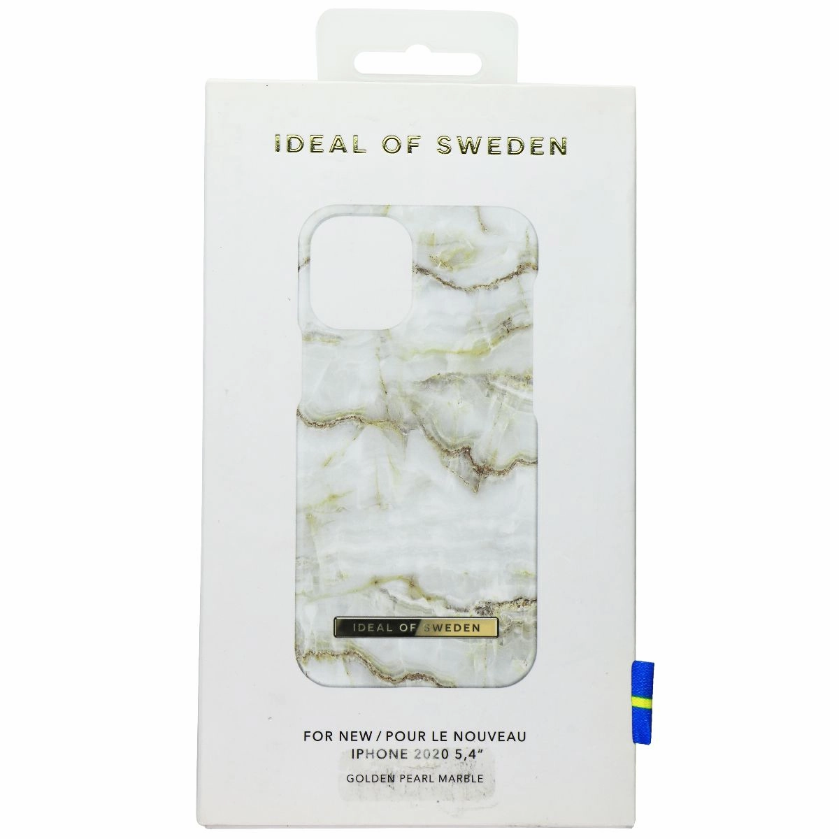 Tough Grip iDeal of Sweden Hard Case for Apple iPhone 12 mini - Golden Pearl Marble