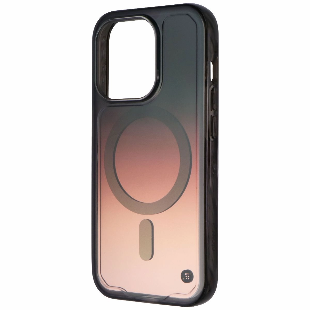 Clckr G-Form Protection Case for MagSafe for iPhone 15 Pro - Onyx Copper Edge Protection