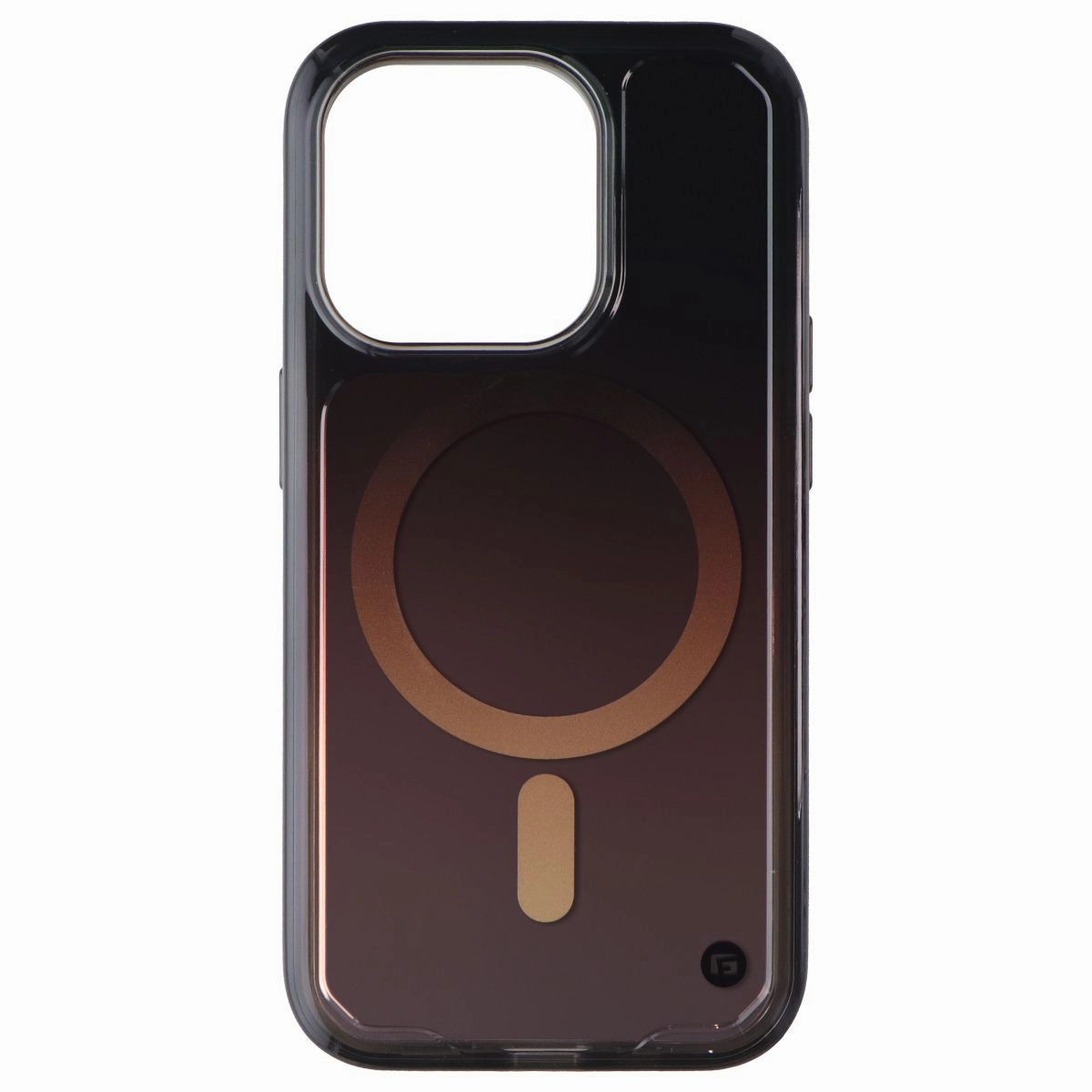 Clckr G-Form Protection Case for MagSafe for iPhone 15 Pro - Onyx Copper Bold colors Impact shield