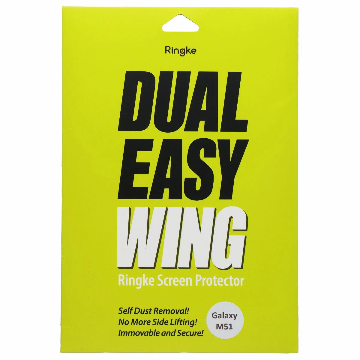 bubble resistant layer Ringke Dual Easy Wing Screen Protector (2-Pack) for Samsung Galaxy M51