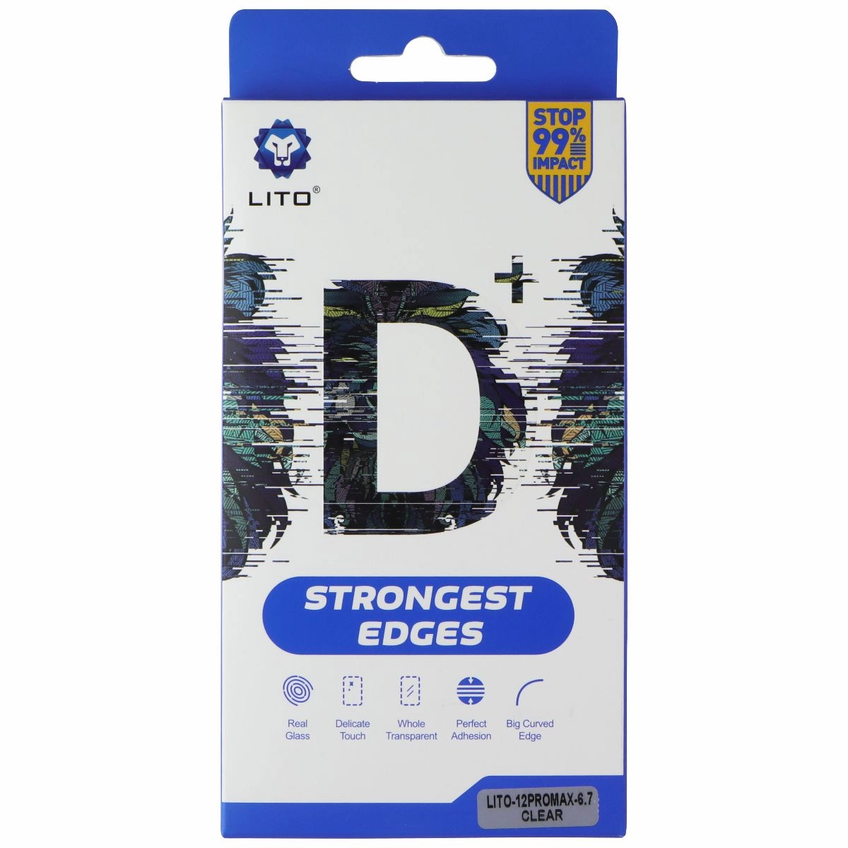 LITO D  Strongest Edges Screen Protector for Apple iPhone 12 Pro Max - Clear Nano Guard Ultra Max Screen Defense Elite Max