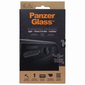 Fingerprint Resistant Coating PanzerGlass Privacy Screen Protector w/ CamSlider for iPhone 14 Plus/13 Pro Max