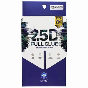 Scratch Proof Impact Resistant Film LITO 2.5D Full Glue Tempered Glass for Samsung Galaxy A52 / A52 5G