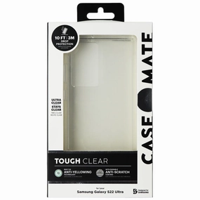 Modern Texture Look Bold Look Case-Mate Tough Series Case for Samsung Galaxy S22 Ultra 6.8 Inch - Tough Clear