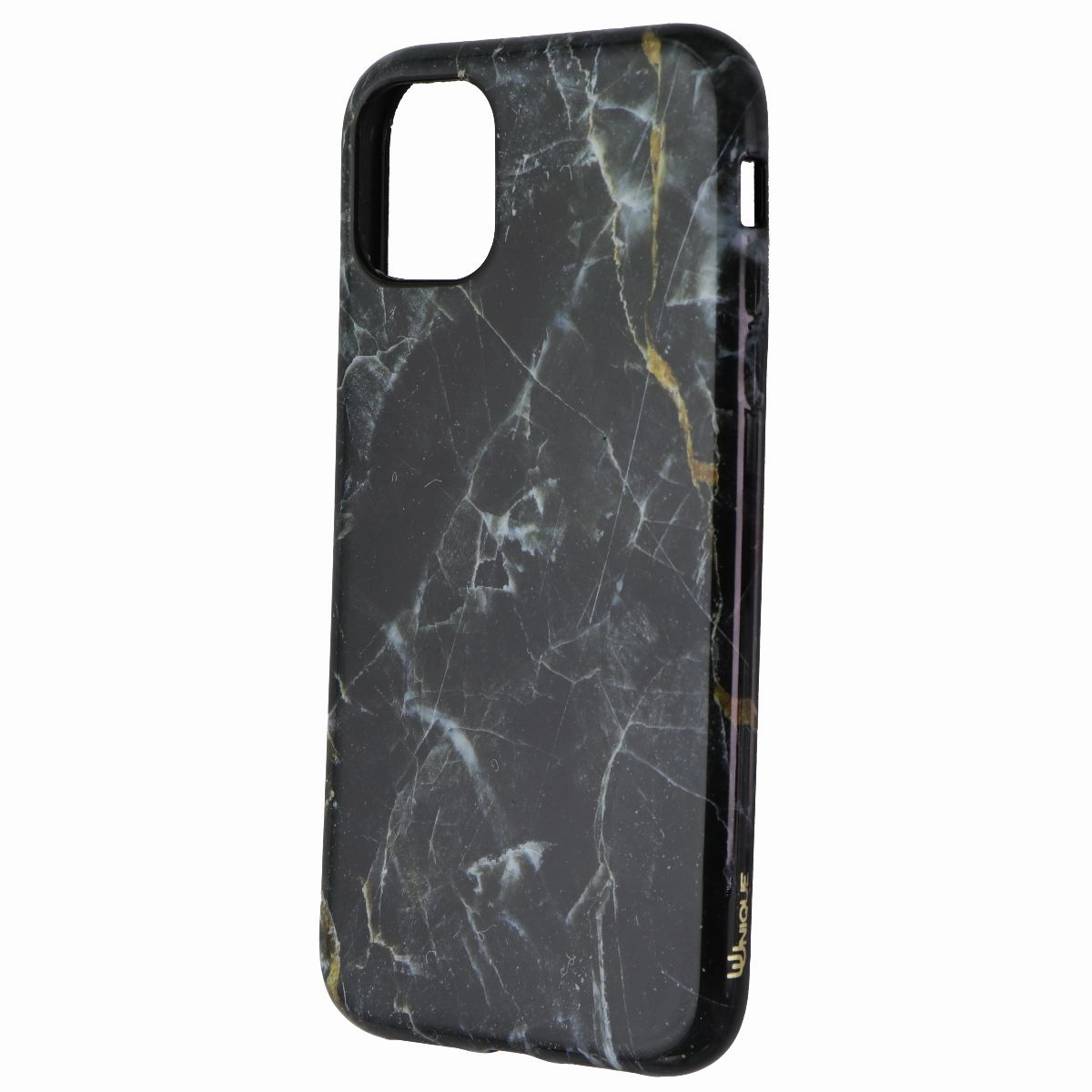 Unique London Eco-Friendly Back Case for Apple iPhone 11 and XR - Black Marble Premium Quality Smooth Shield