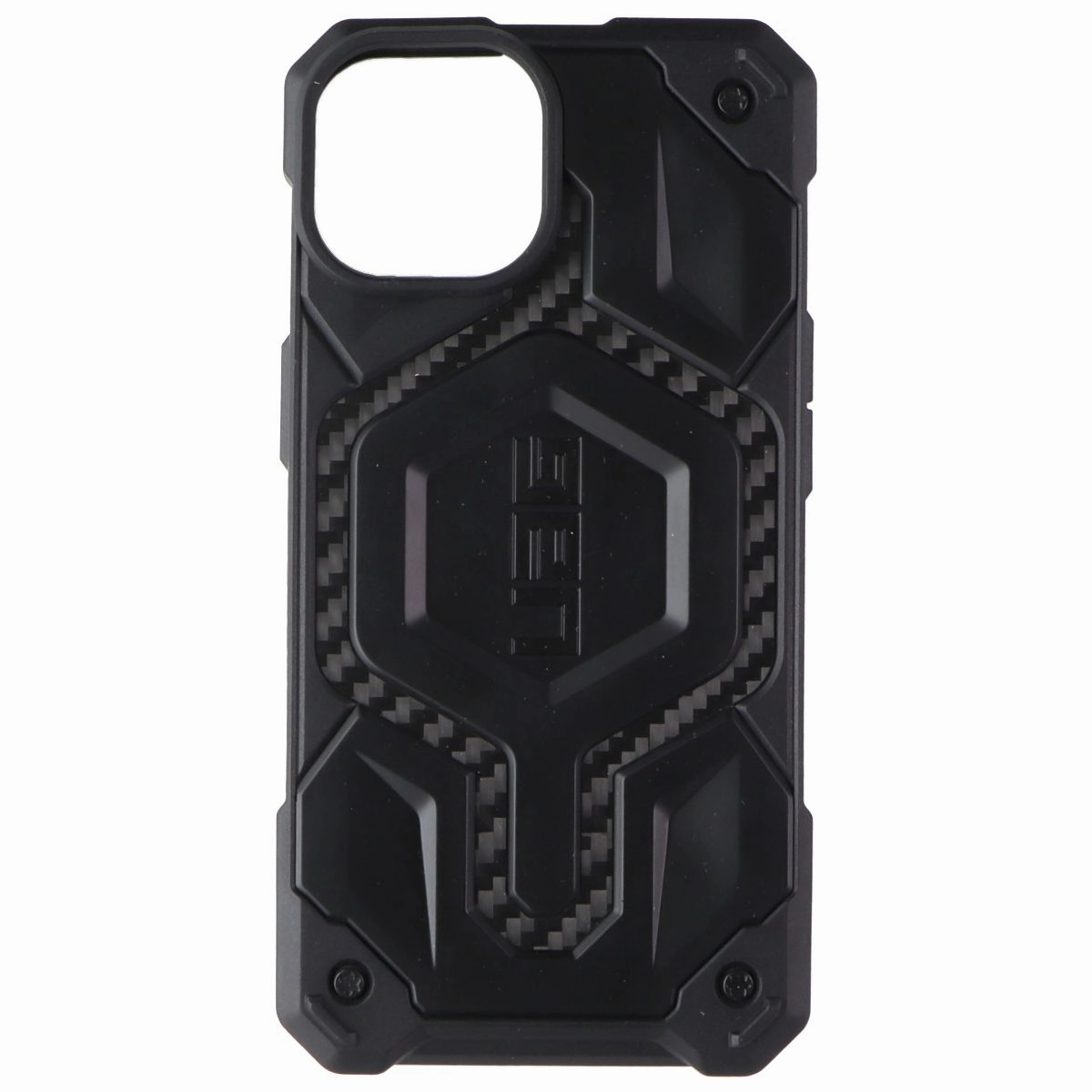Stylish Grip Texture Lightweight texture Urban Armor Gear Monarch Pro Case for MagSafe for iPhone 14 / 13 - Carbon Black