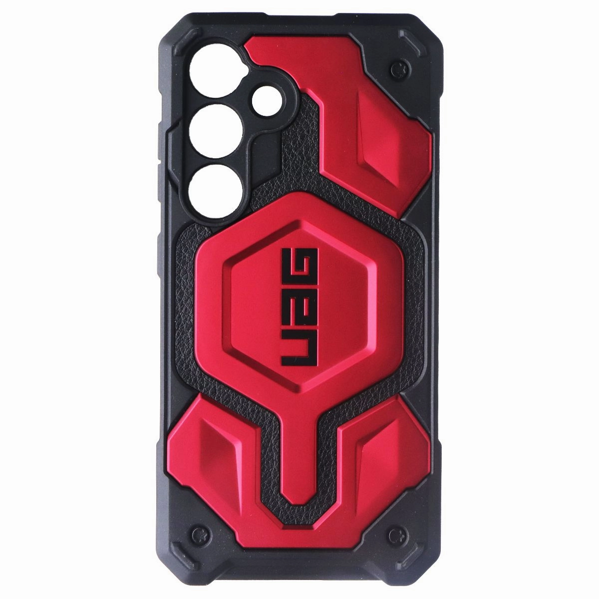 Modern Minimalism Urban Armor Gear UAG Monarch Series Case for Samsung Galaxy S24 - Red/Black