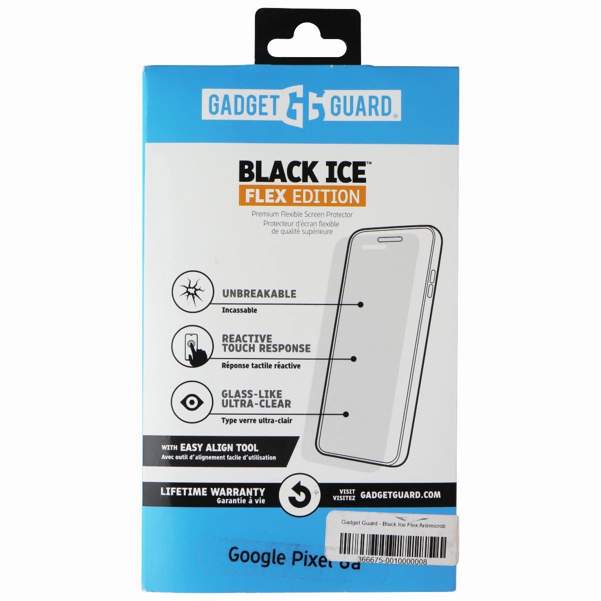 Gadget Guard Black Ice Flex Edition for Google Pixel 6a high transparency film Screen Security