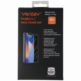 Nano Glass Film Ventev ToughGlass Screen Protection Kit for iPhone Xs/X and 11 Pro - Clear
