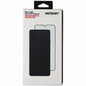 Phone Shield anti smudge film Verizon Blue Light Curved Protector for Samsung Galaxy S21 Ultra 5G
